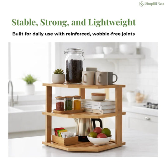 Bamboo Kitchen Rack