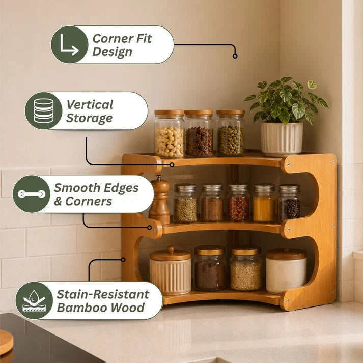 Corner Kitchen Rack