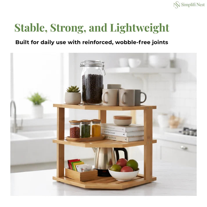 Bamboo Kitchen Rack