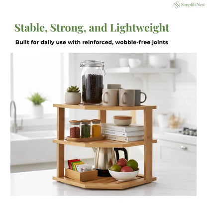 Bamboo Kitchen Rack