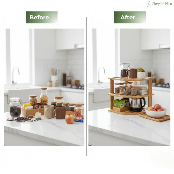 Bamboo Kitchen Rack