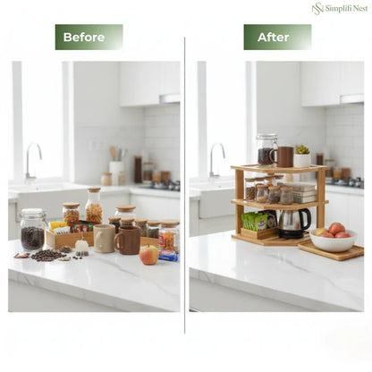 Bamboo Kitchen Rack