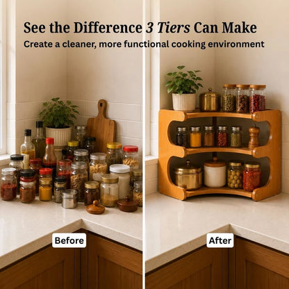 Corner Kitchen Rack